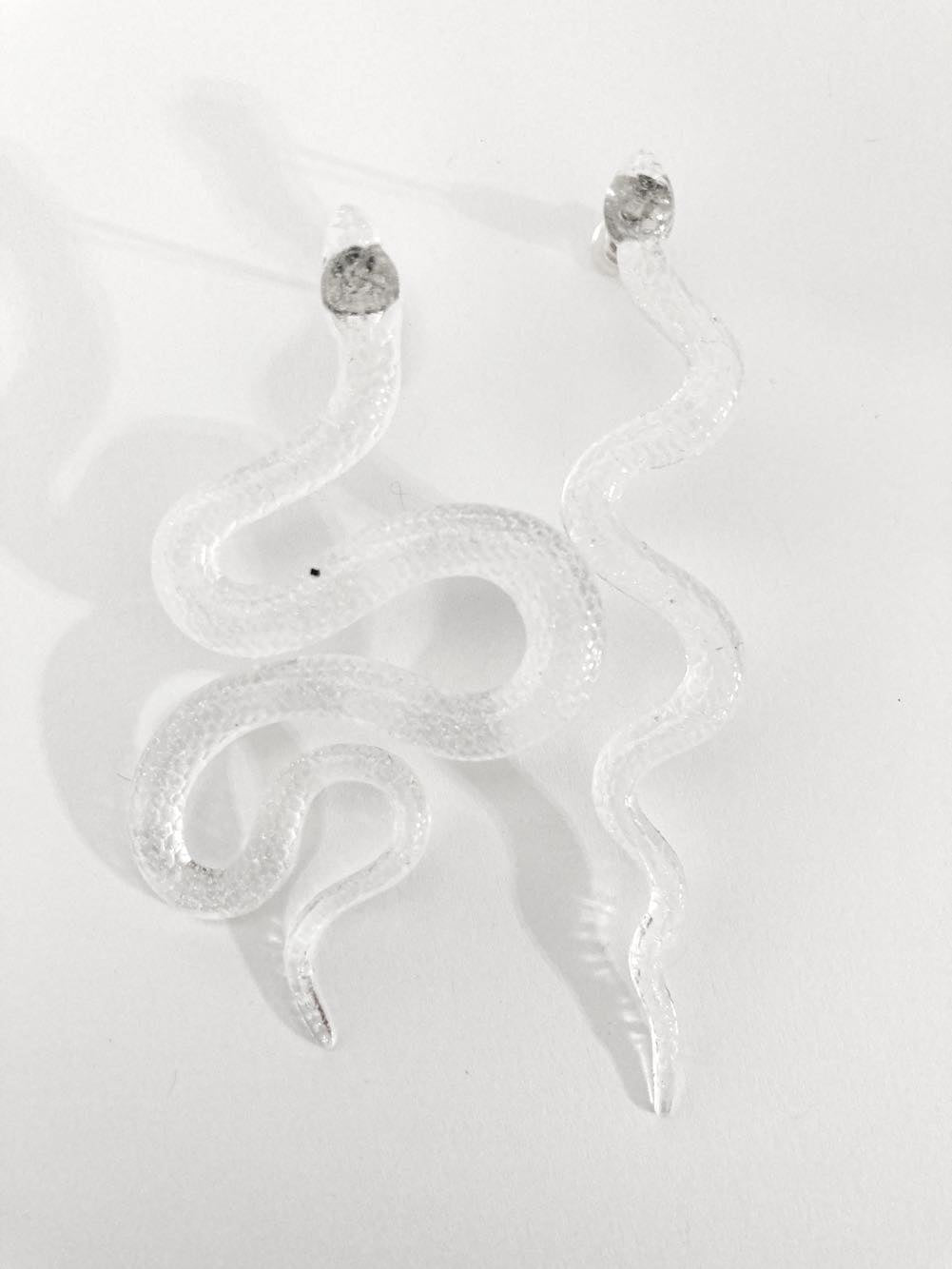 Snake Resin Earrings