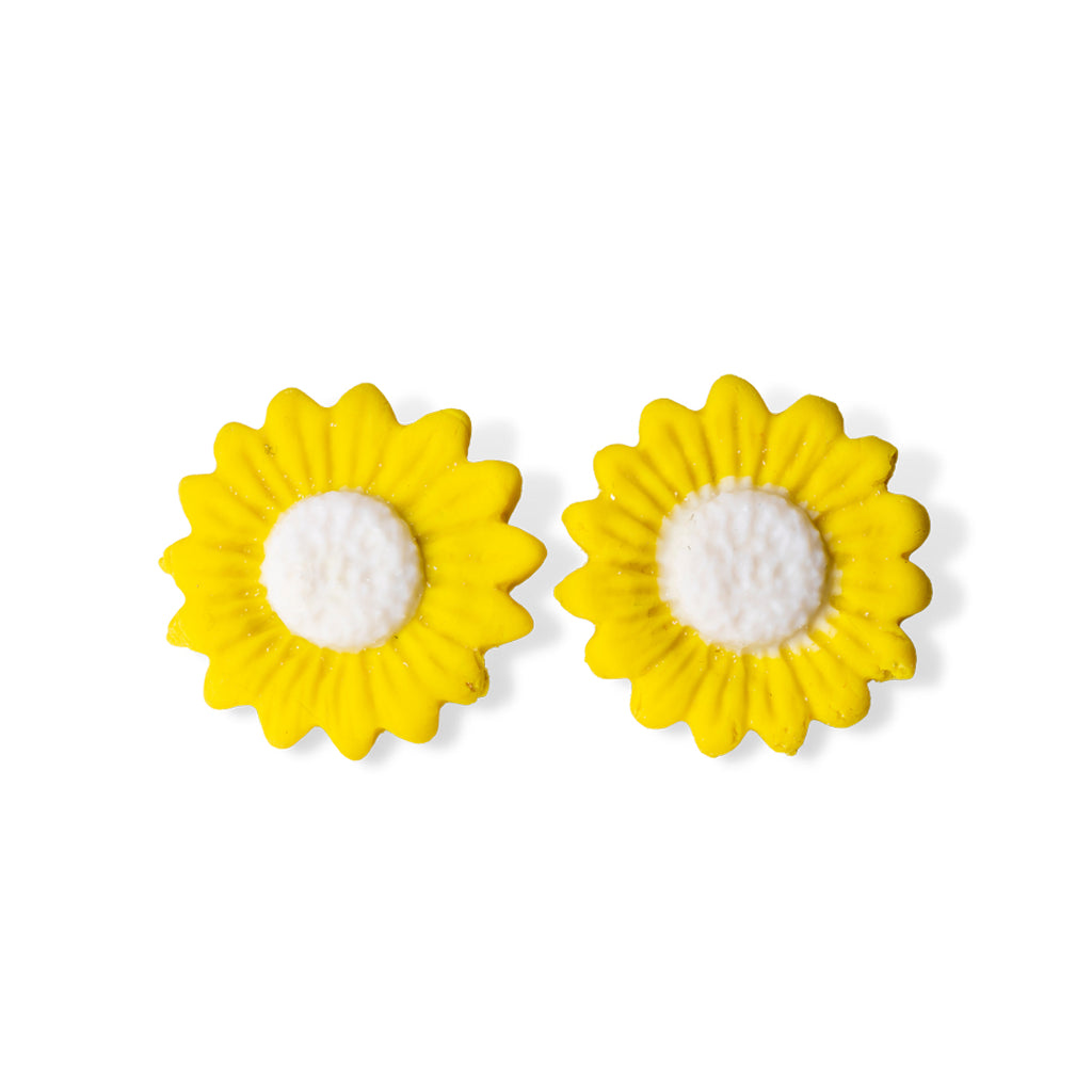 Floral Clay Earrings