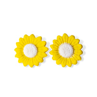 Floral Clay Earrings