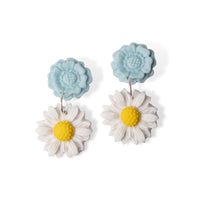 Floral Clay Earrings