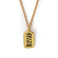 Gold colored charm with 