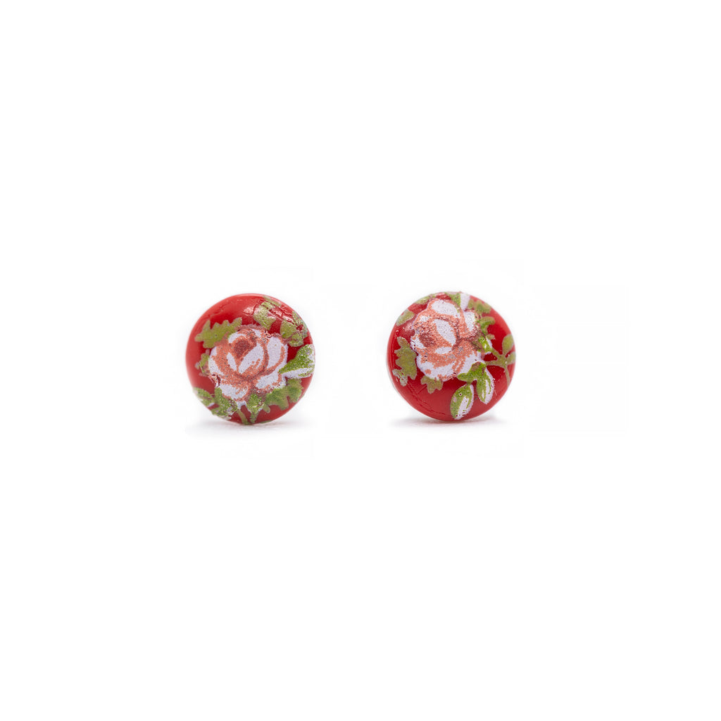 Floral studs