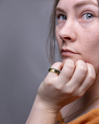 Moss Resin Ring