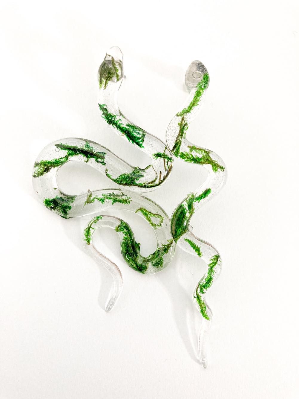Snake Resin Earrings