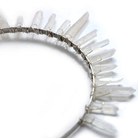 Quartz point crown