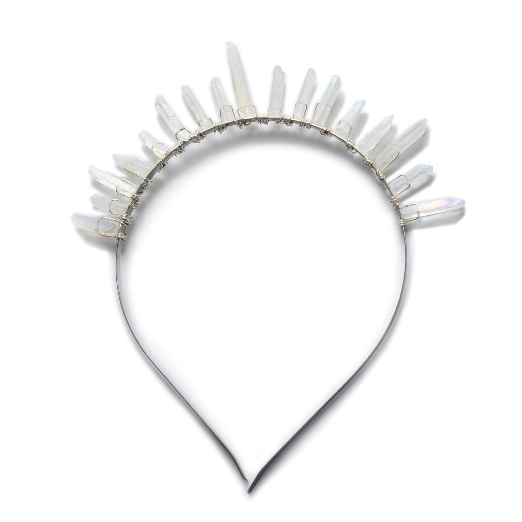 Quartz point crown