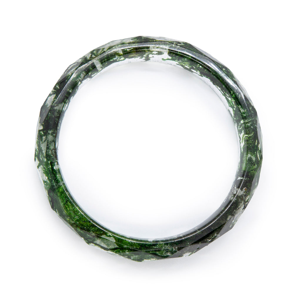 clear resin bracelet