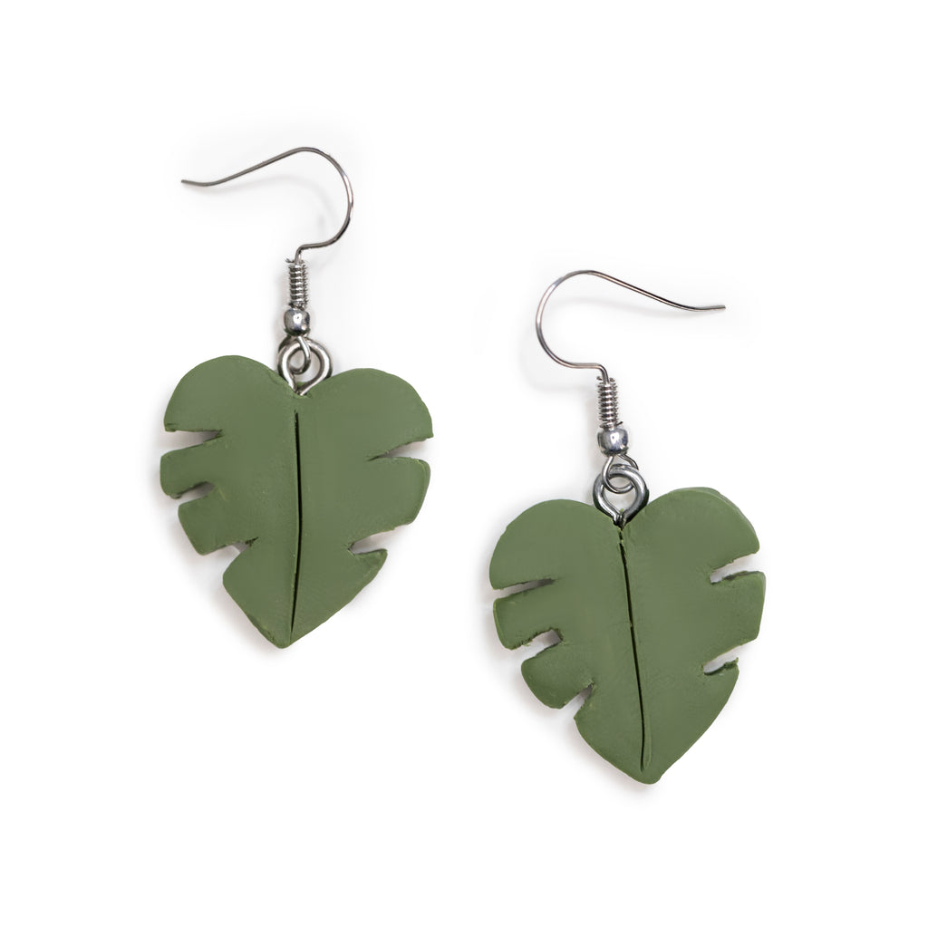 Floral Clay Earrings