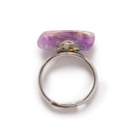 Amethyst Bar Ring