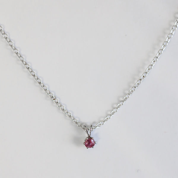 Tiny Ruby Necklace Revive Jewellery