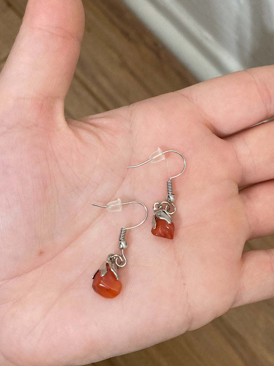 Tumbled Agate Earrings